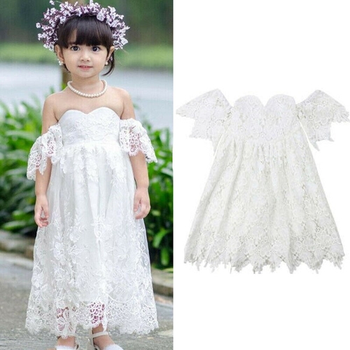 2 7Y Summer Princess Toddler Kids Baby Girl Dress