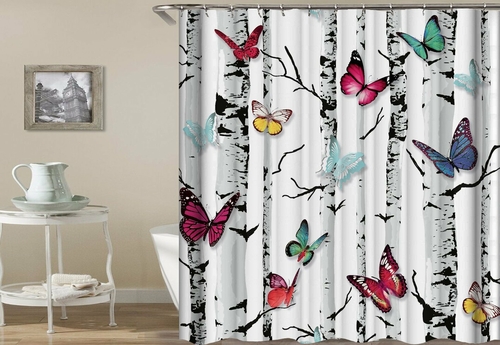 Butterflies Shower Curtain