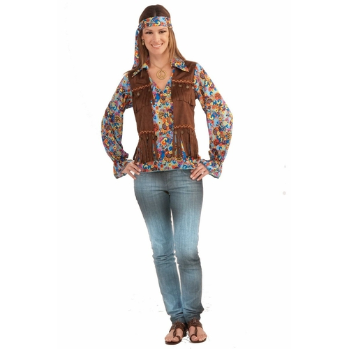 Forum Novelties Costumes 276951 Hippie Jewelry & Headband Kit, Nor