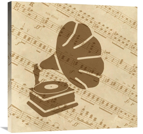 Global Gallery GCS-453947-3030-142 30 x 30 in. Music - Phonograph Art 