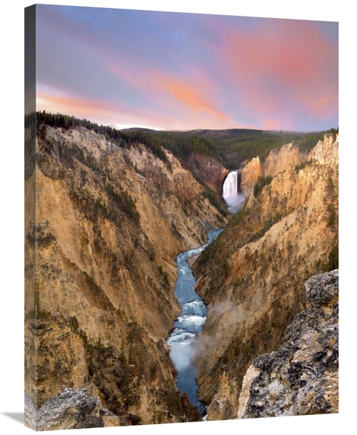 Global Gallery GCS-396517-2432-142 24 x 32 in. Lower Yellowstone Falls