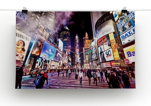 LED signs Broadway Theaters Canvas Print or Poster
