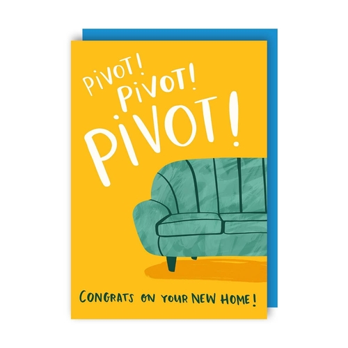 Pivot Friend Ross Gellar New Home Card (Pack of 6)