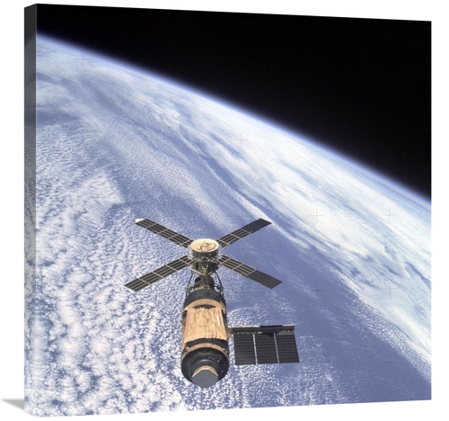 Global Gallery GCS-393583-3030-142 30 x 30 in. Skylab Orbital Workshop