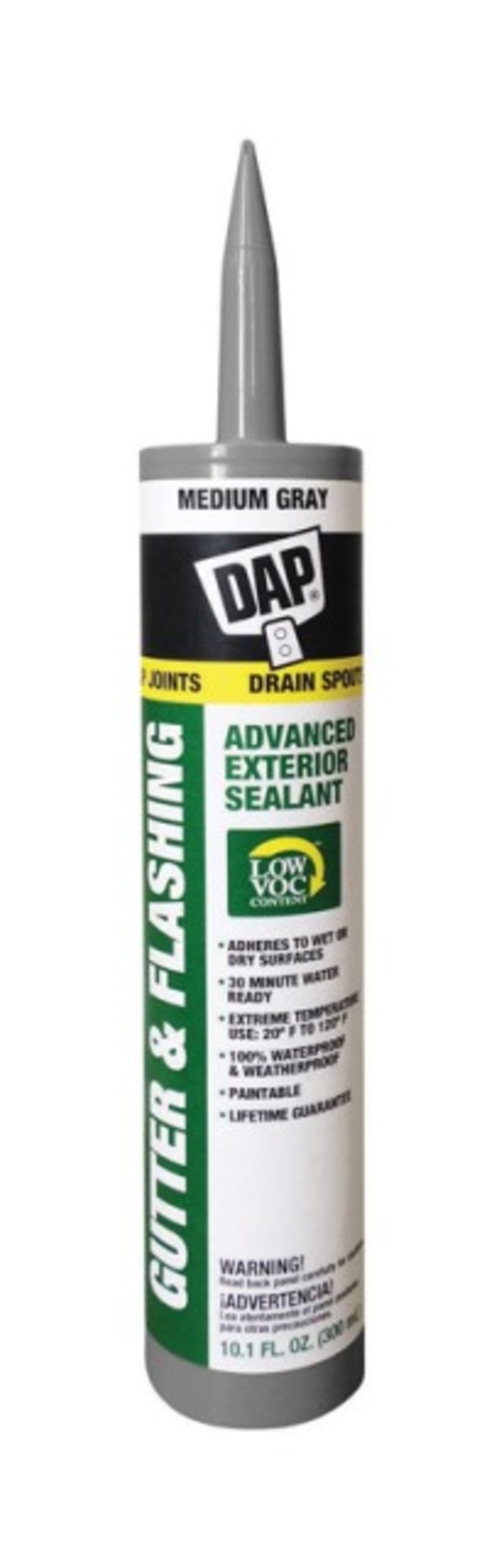DAP 01835 10.1 oz Caulk Gut & Flush  Gray - pack of 12