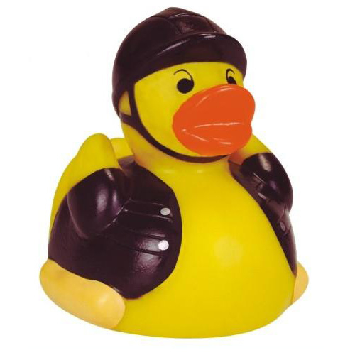 Biker Duck RubberToy