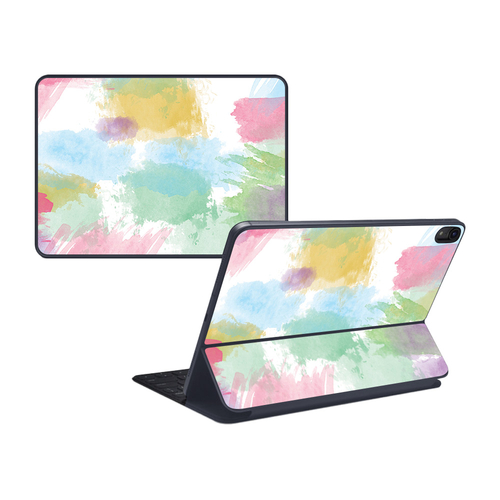 MightySkins APIPSK1118-Watercolor White Skin for Apple iPad Pro Smart 