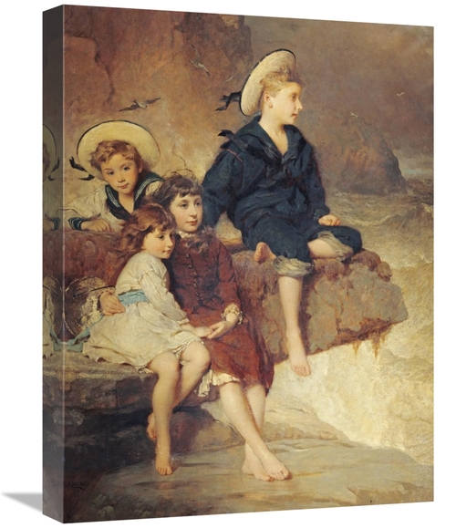 Global Gallery GCS-266537-22-142 22 in. The Children of Sir H. Hussey 