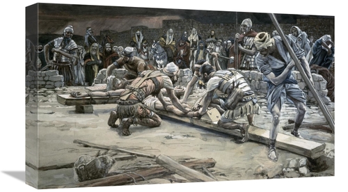 Global Gallery GCS-280440-22-142 22 in. Nailing the Feet Art Print - J