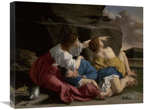 Global Gallery GCS-456818-2024-142 20 x 24 in. Lot & His Daughters Art