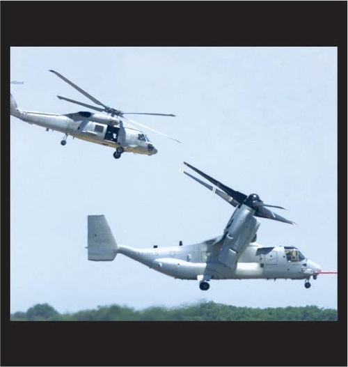 3 Inch Cloth  Patch V22 Osprey Aircraft