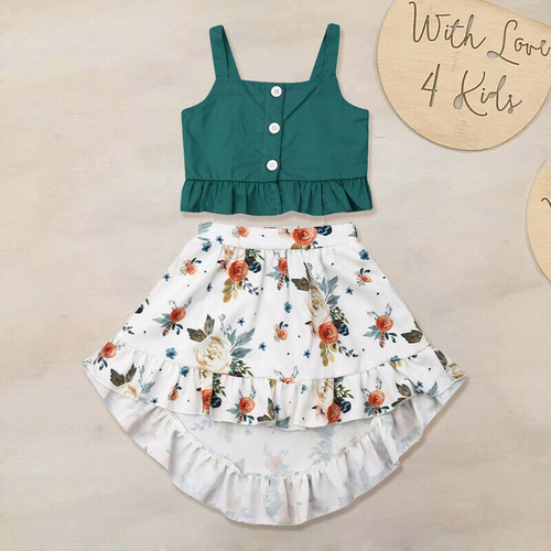 Summer Holiday Toddler Baby Girl Kid Outfit