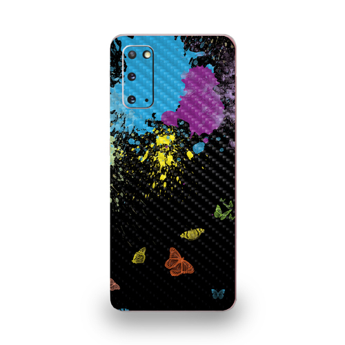 MightySkins CF-SAGS20-Splatter Carbon Fiber Skin for Samsung Galaxy S2