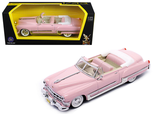 1949 Cadillac Coupe De Ville Pink 1/43 Diecast Model Car by Road