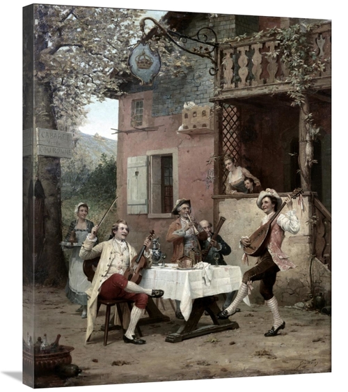 Global Gallery GCS-281498-30-142 30 in. Cabaret De La Couronne Art Pri