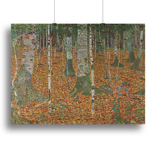 Birch Forest by Klimt Canvas Print or Poster