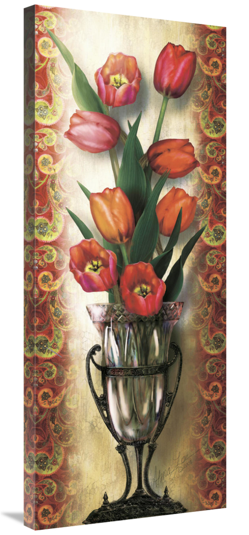 Global Gallery GCS-124706-1640-142 16 x 40 in. Paisley Tulip Art Print