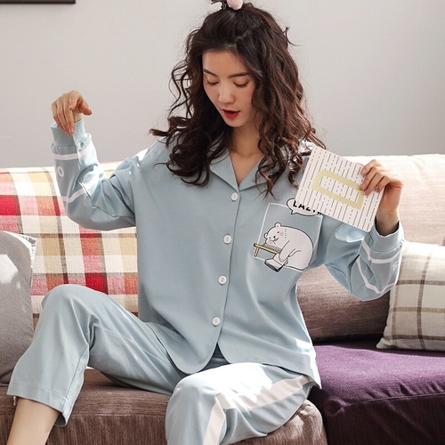 Autumn 2019 New Cotton Pajamas Comfortable