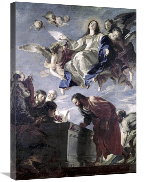 30 in. The Ascension of the Virgin Art Print - Mateo Cerezo