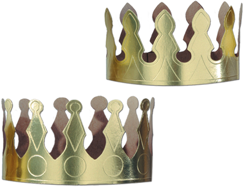 Gold Foil Crowns