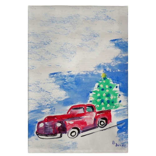 Betsy Drake GT206 Truck & Tree Guest Towel - 20 x 20 in.