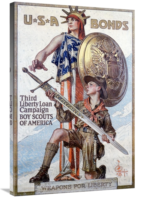 Global Gallery GCS-282235-36-142 36 in. Weapons for Liberty, 1918 