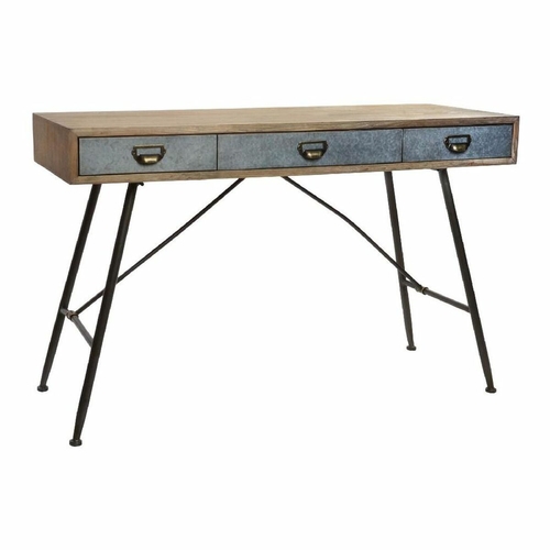 Console DKD Home Decor Fir Grey Metal (120 x 48.5 x 78 cm)