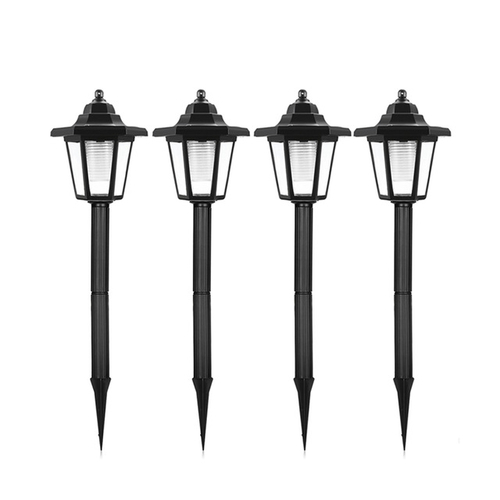 LightMe 4PCS LED Garden Lamp Solar Powered