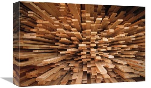 Global Gallery GCS-395571-1218-142 12 x 18 in. Milled Wood Planks in A