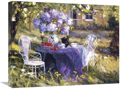 Global Gallery GCS-123240-1824-142 18 x 24 in. Lilac Tea Party Art Pri