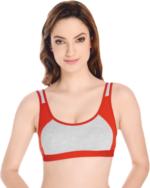 Comfortfit Non-Padded Non-Wired Molded Full Coverage Bra  Grey