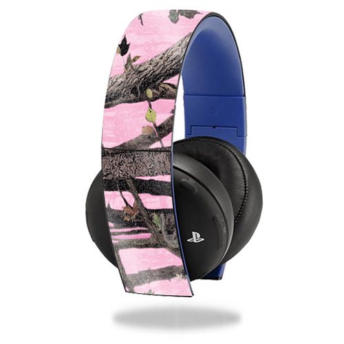 MightySkins GL-SOPS4GLDHE-Pink Tree Camo Glossy Glitter Skin for Sony 
