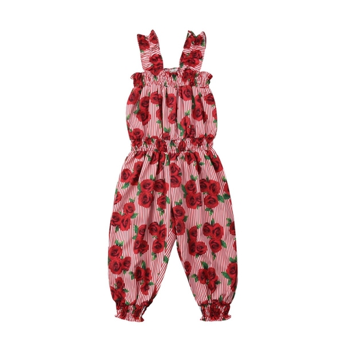 Toddler Kids Baby Girls Off-Shoulder Ruffle 