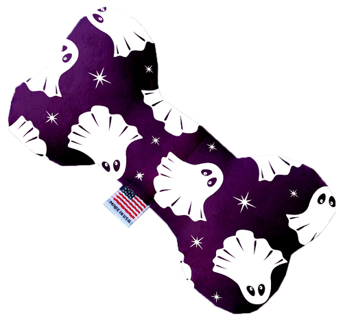 Mirage Pet 1350-SFTYBN10 Ghosts on Purple 10 in. Stuffing Free Bone Do
