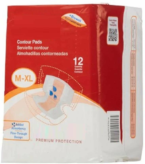 120 Pack Incontinence Booster Pads 13.5" x 21.5" Booster Contours with