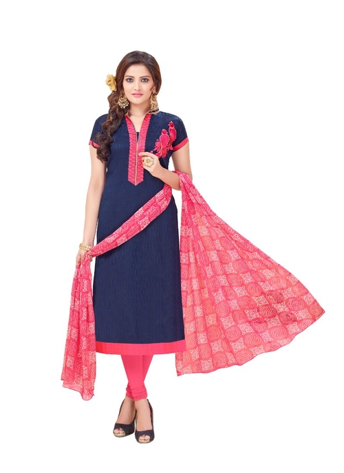 Generic Women's Cotton jacquard Salwar Material