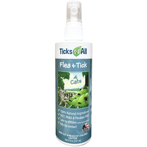 All Natural Flea & Tick 4 Cats 8oz