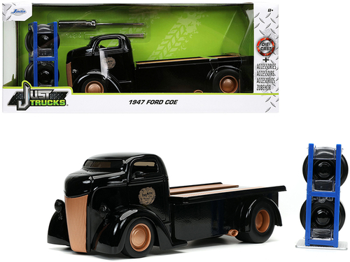 1947 Ford COE Flatbed Tow Truck \Ford Motor Co.\" Black with Extra