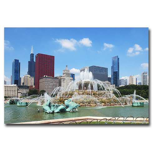 Artistic Home Gallery 2436I434IG Buckingham Fountain by Jessica Levant
