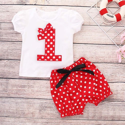 2019 Summer Cute Infant Baby Girls Number