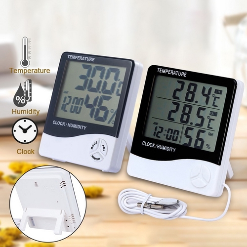 Urijk 1pcs -1 -2 & Alarm Clock LCD Digital Display