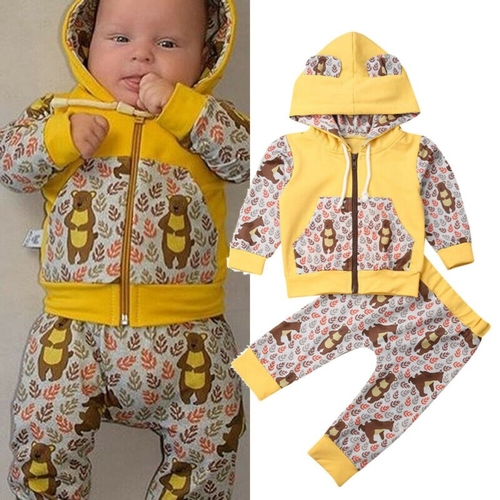 Pudcoco Autumn Newborn kids Baby Girl Boy Cute