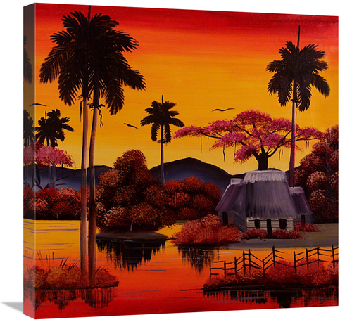 Global Gallery GCS-477321-2424-142 24 x 24 in. Palms Way Art Print - F