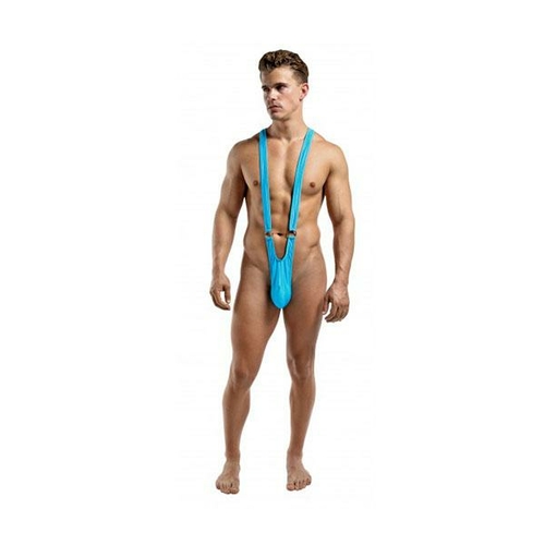 Male Power Sling Front Rings Blue