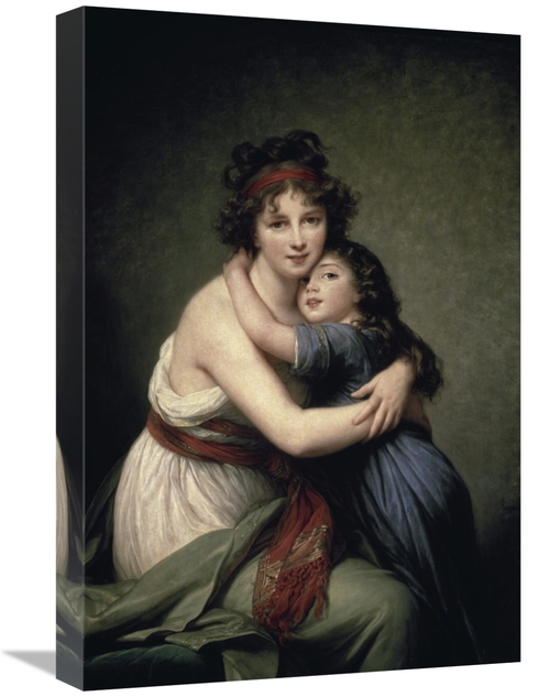 Global Gallery GCS-281436-22-142 22 in. Madame Vigee Le Brun & Her Dau