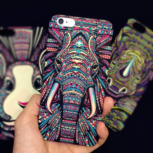 Aztec Elephant iPhone Case