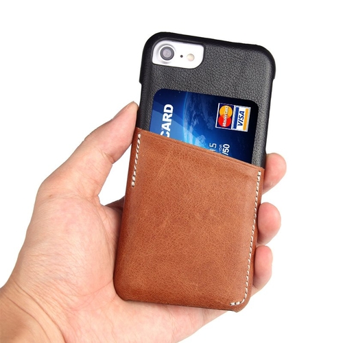 Genuine Leather iPhone Card Case