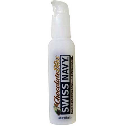 Swiss Navy Chocolate Bliss Water-Based Flavored Lubricant 4 oz.