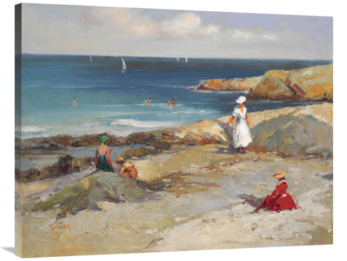 Global Gallery GCS-130848-3040-142 30 x 40 in. By the Seashore Art Pri