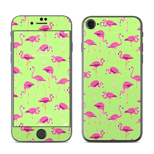DecalGirl AIP7-FLAMINGODAY Apple iPhone 7 Skin - Flamingo Day